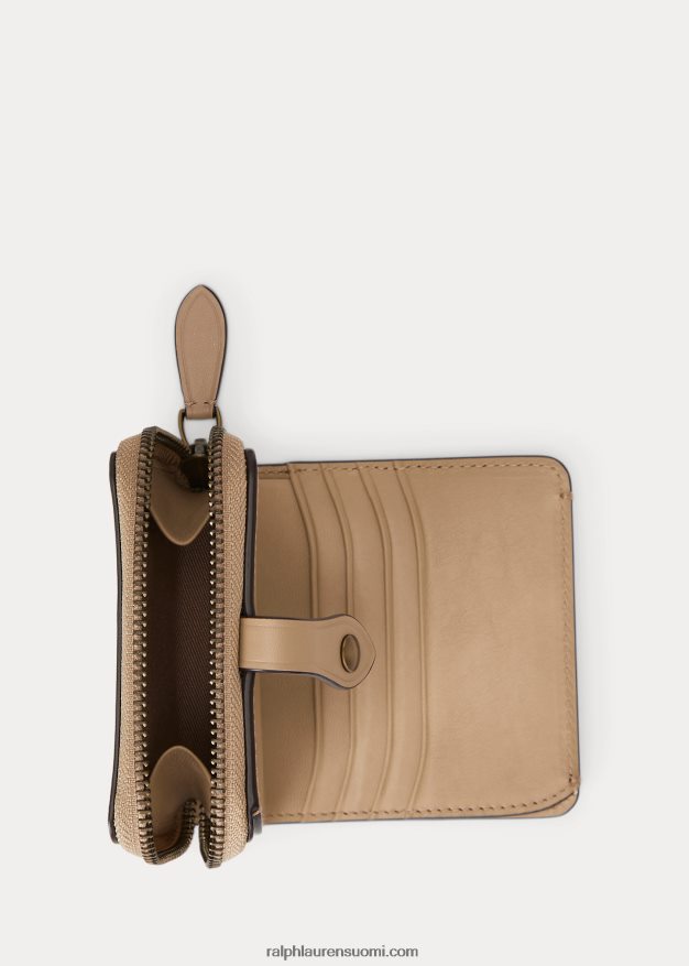 Ralph Lauren naiset Polo bear kompakti lompakko 0Z24ZR9730 dyynirusketus