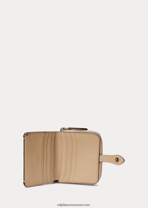 Ralph Lauren naiset Polo bear kompakti lompakko 0Z24ZR9730 dyynirusketus
