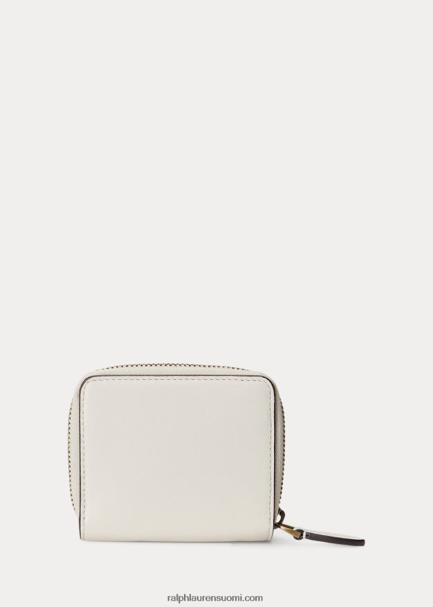 Ralph Lauren naiset Polo bear kompakti lompakko 0Z24ZR9733 kerma