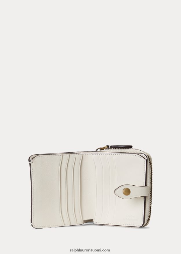 Ralph Lauren naiset Polo bear kompakti lompakko 0Z24ZR9733 kerma