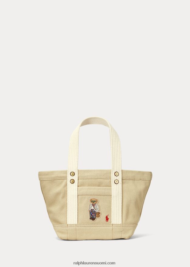 Ralph Lauren naiset canvas mini poolo karhulaukku 0Z24ZR5241
