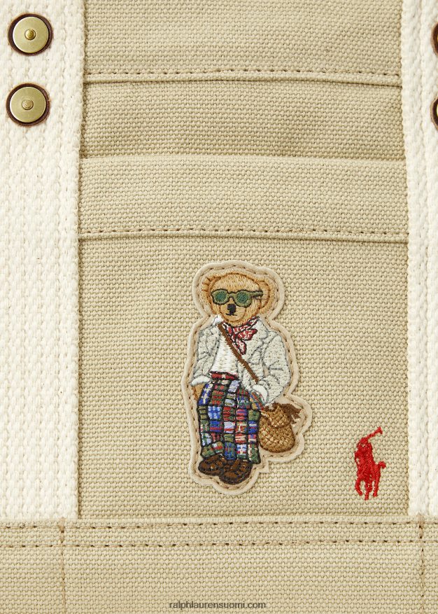 Ralph Lauren naiset canvas mini poolo karhulaukku 0Z24ZR5241