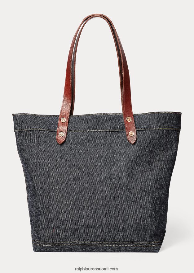 Ralph Lauren naiset denim-laukku 0Z24ZR5151 indigo