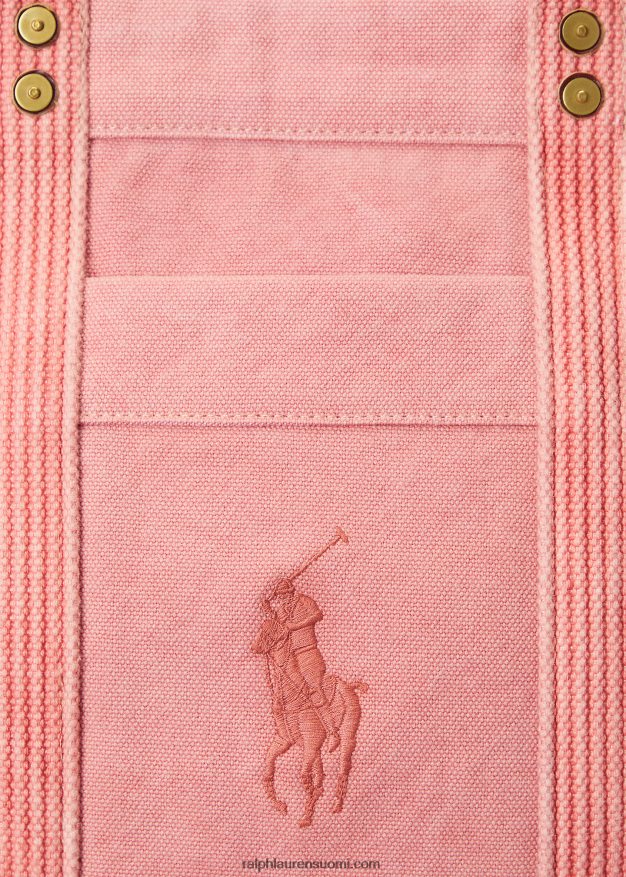 Ralph Lauren naiset kankainen keskikokoinen kantolaukku 0Z24ZR5239 punainen