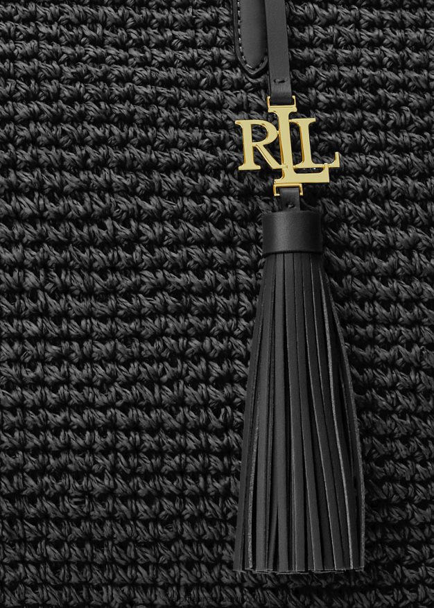 Ralph Lauren naiset olki keskikokoinen whitney-laukku 0Z24ZR5423 musta