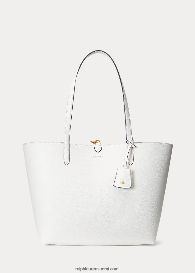 Ralph Lauren naiset tekonahkaprintti käännettävä laukku 0Z24ZR5431 vanilja/breeze kukkainen