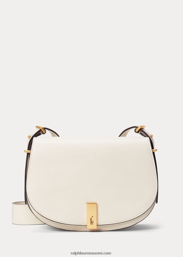 Ralph Lauren naiset polo id vasikanahkainen satulalaukku 0Z24ZR5165