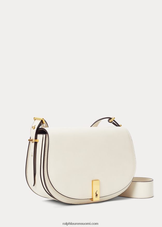 Ralph Lauren naiset polo id vasikanahkainen satulalaukku 0Z24ZR5165