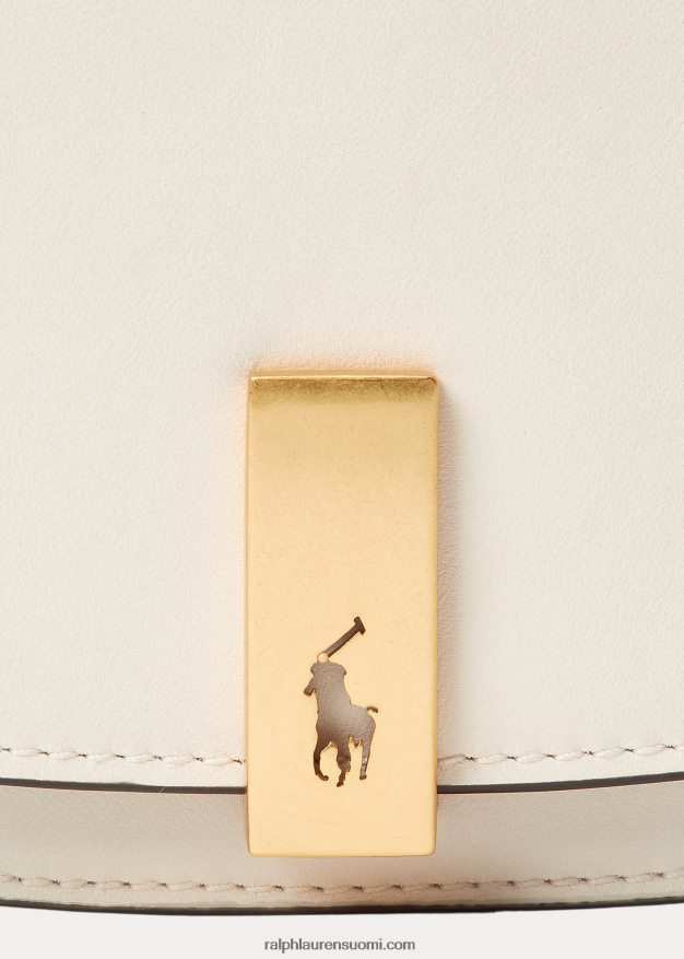 Ralph Lauren naiset polo id vasikanahkainen satulalaukku 0Z24ZR5165