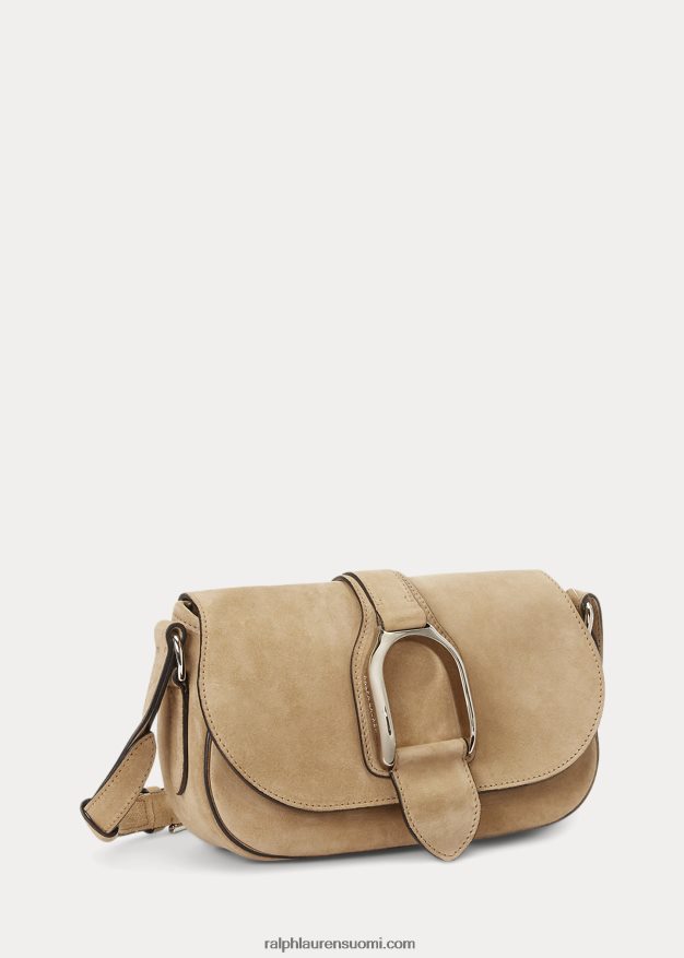 Ralph Lauren naiset calf-mohka welington-olkalaukku 0Z24ZR5272 vaalea hunaja