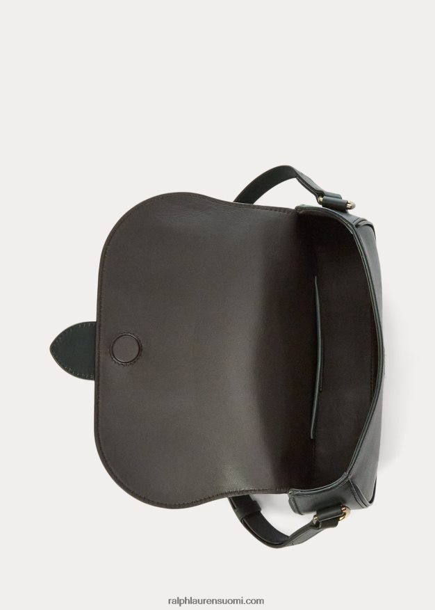 Ralph Lauren naiset kiillotettu welington-olkalaukku 0Z24ZR5284 kilpa-vihreä