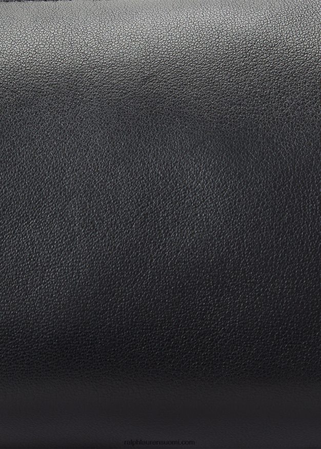Ralph Lauren naiset nappanahkainen pieni emelia olkalaukku 0Z24ZR5435 musta