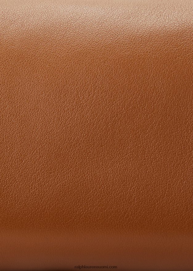 Ralph Lauren naiset nappanahkainen pieni emelia olkalaukku 0Z24ZR5436 rusketus