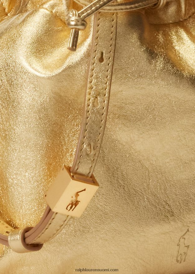 Ralph Lauren naiset ponin pussi 0Z24ZR5234 kulta