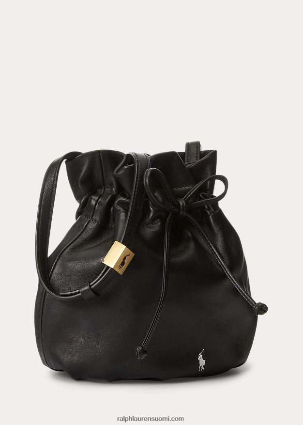 Ralph Lauren naiset ponin pussi 0Z24ZR5235 musta