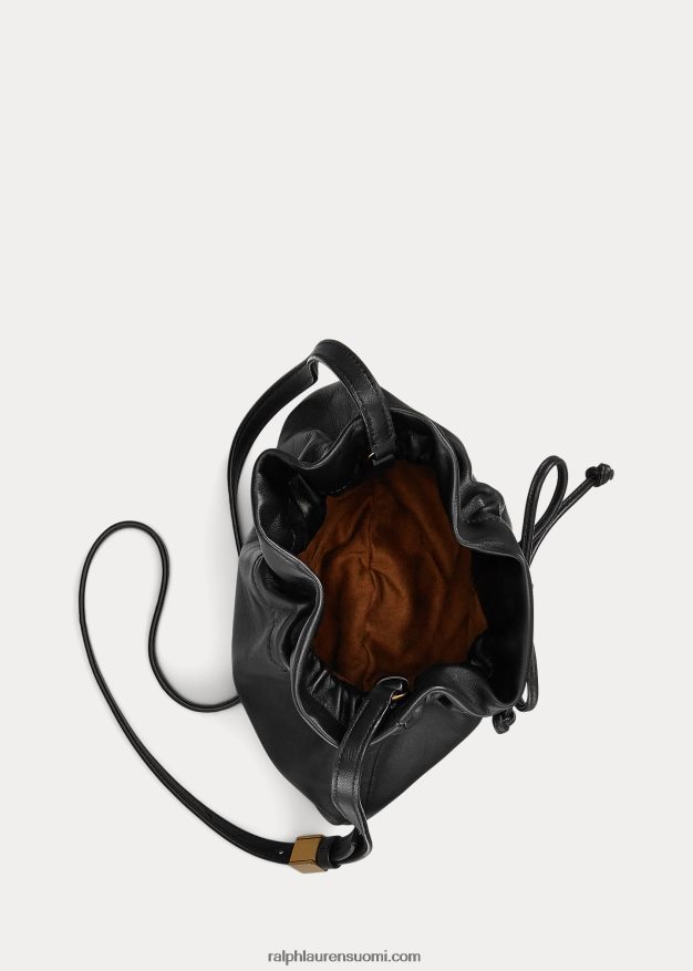 Ralph Lauren naiset ponin pussi 0Z24ZR5235 musta