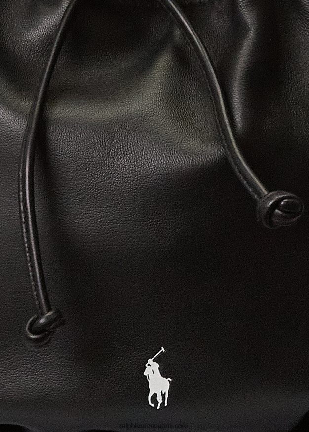 Ralph Lauren naiset ponin pussi 0Z24ZR5235 musta