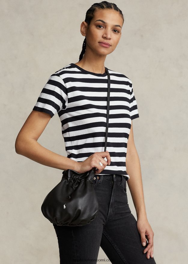 Ralph Lauren naiset ponin pussi 0Z24ZR5235 musta