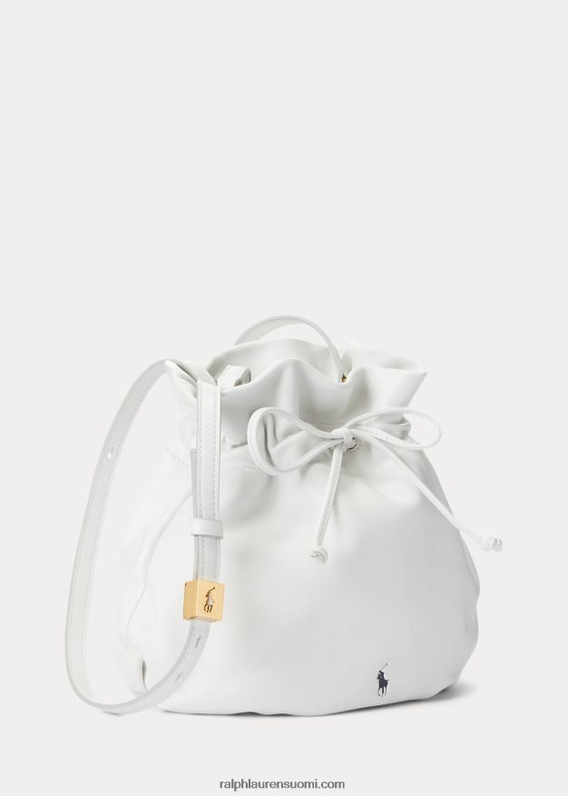 Ralph Lauren naiset ponin pussi 0Z24ZR5236 valkoinen