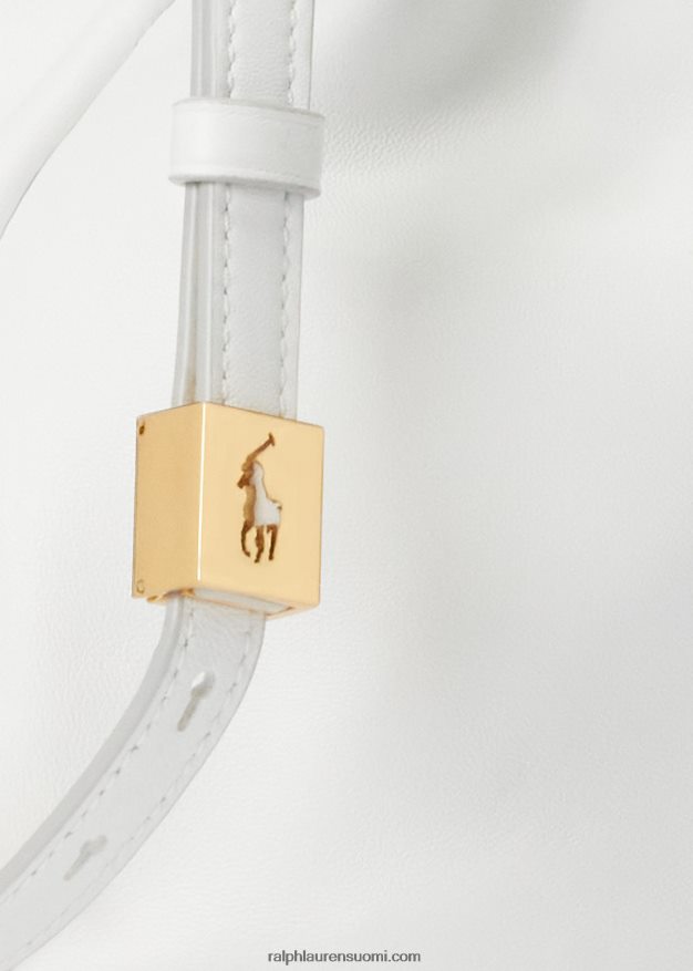 Ralph Lauren naiset ponin pussi 0Z24ZR5236 valkoinen