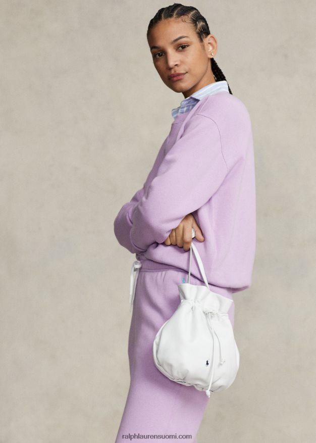 Ralph Lauren naiset ponin pussi 0Z24ZR5236 valkoinen