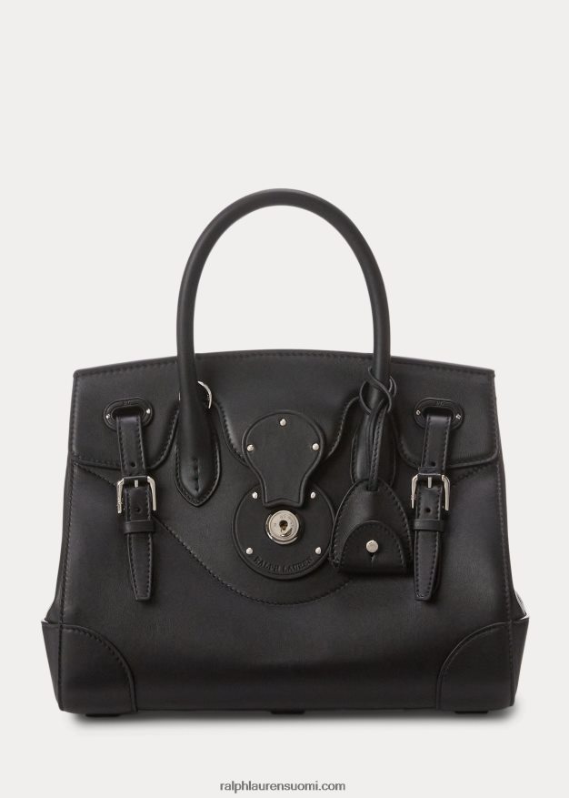 Ralph Lauren naiset nappanahka pehmeä ricky 27 0Z24ZR5323 musta