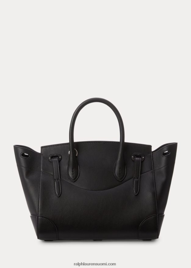 Ralph Lauren naiset nappanahka pehmeä ricky 27 0Z24ZR5323 musta