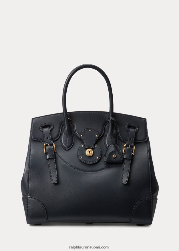 Ralph Lauren naiset nappanahka pehmeä ricky 33 0Z24ZR5311 laivasto