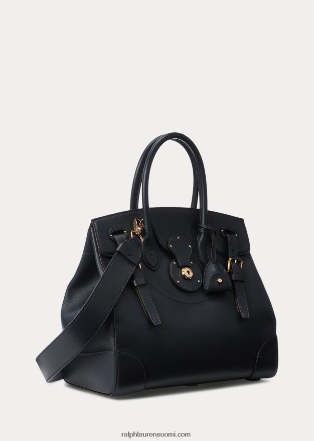 Ralph Lauren naiset nappanahka pehmeä ricky 33 0Z24ZR5311 laivasto