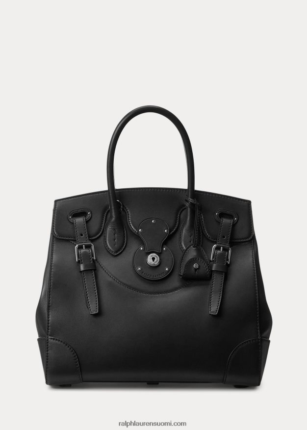 Ralph Lauren naiset nappanahka pehmeä ricky 33 0Z24ZR5313 musta