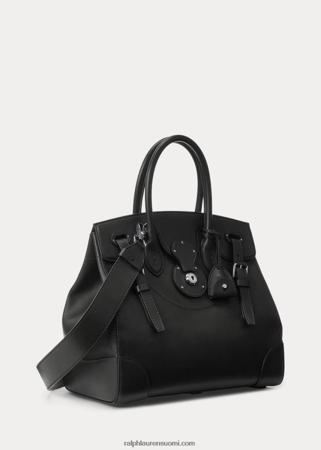 Ralph Lauren naiset nappanahka pehmeä ricky 33 0Z24ZR5313 musta