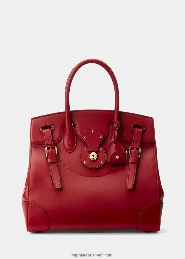 Ralph Lauren naiset vasikannahka pehmeä ricky 33 0Z24ZR5308 syvä punainen