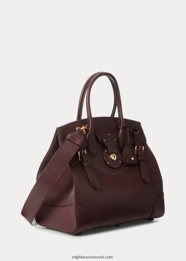 Ralph Lauren naiset vasikannahka pehmeä ricky 33 0Z24ZR5309 bordeaux