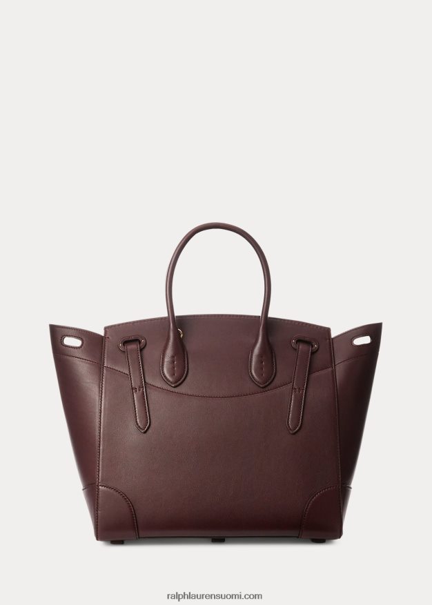 Ralph Lauren naiset vasikannahka pehmeä ricky 33 0Z24ZR5309 bordeaux