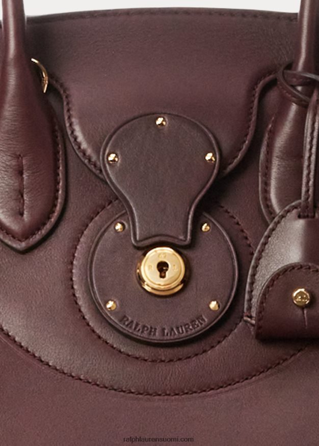 Ralph Lauren naiset vasikannahka pehmeä ricky 33 0Z24ZR5309 bordeaux