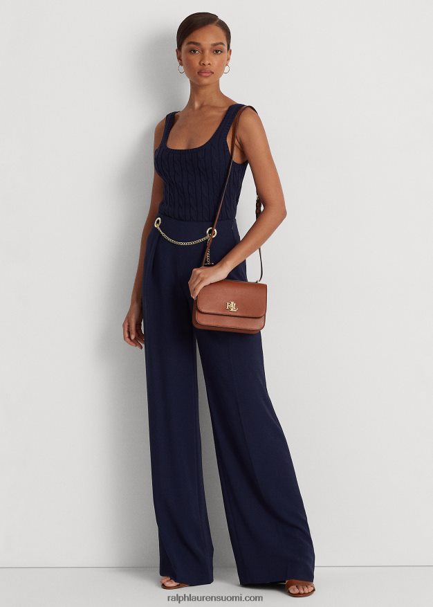 Ralph Lauren naiset nahkainen keskikokoinen sophee laukku 0Z24ZR5376 rusketus