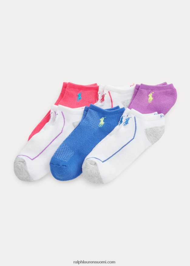 Ralph Lauren naiset mesh-nilkkasukka 6 kpl 0Z24ZR5502 valikoituja