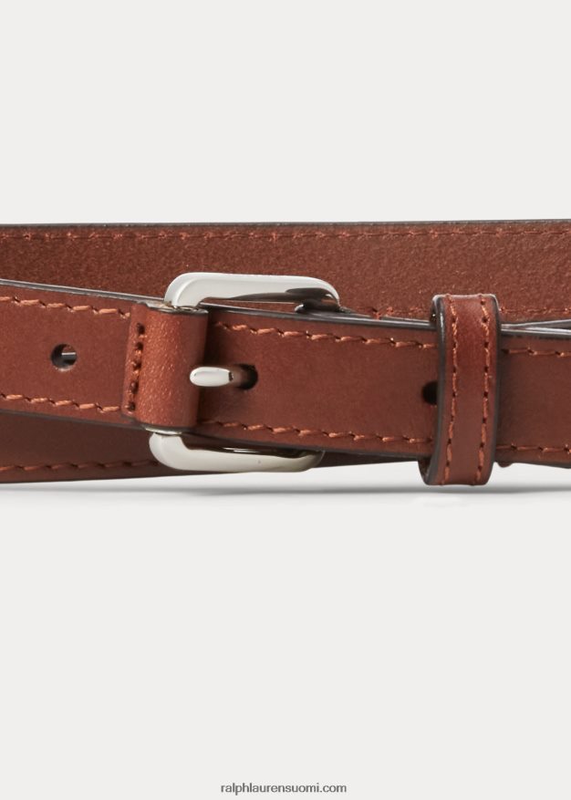 Ralph Lauren naiset nahkainen vyö 0Z24ZR4918 Cuoio