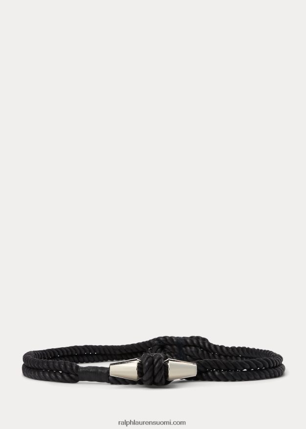 Ralph Lauren naiset puuvillaköysi vaihtuva laiha vyö 0Z24ZR5617 laivasto