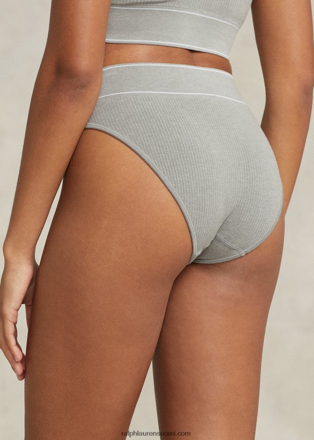 Ralph Lauren naiset logolla saumaton korkea kerroshousu 0Z24ZR3371 kanervanharmaa