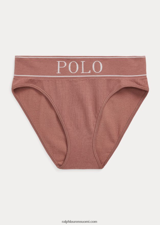 Ralph Lauren naiset logolla saumaton korkea kerroshousu 0Z24ZR3380 terrakotta