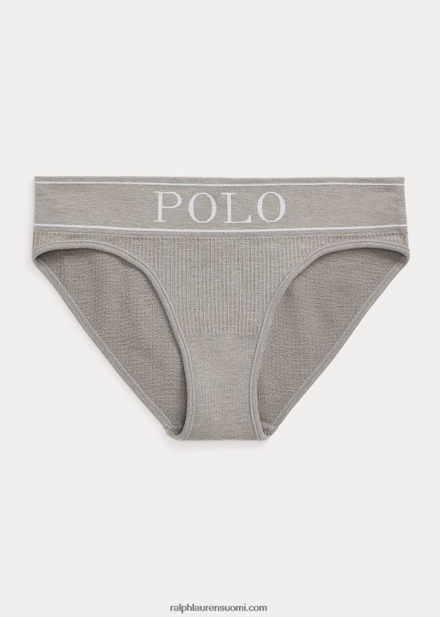 Ralph Lauren naiset logossa saumaton moderni alushousu 0Z24ZR3370 kanervanharmaa