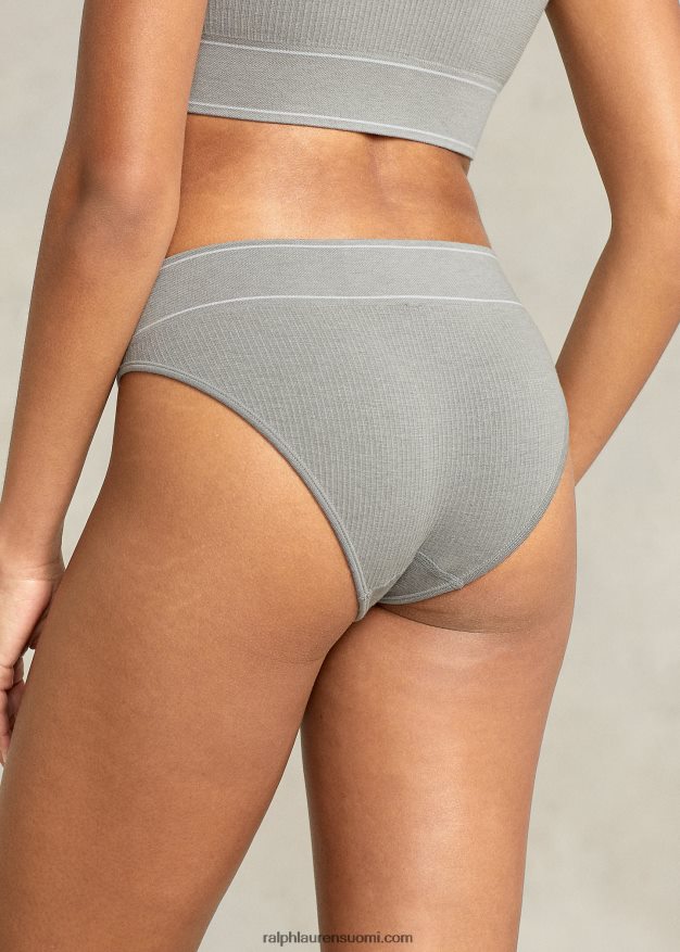 Ralph Lauren naiset logossa saumaton moderni alushousu 0Z24ZR3370 kanervanharmaa