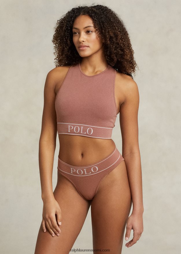 Ralph Lauren naiset logossa saumaton moderni alushousu 0Z24ZR3387