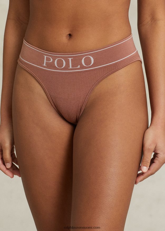 Ralph Lauren naiset logossa saumaton moderni alushousu 0Z24ZR3387