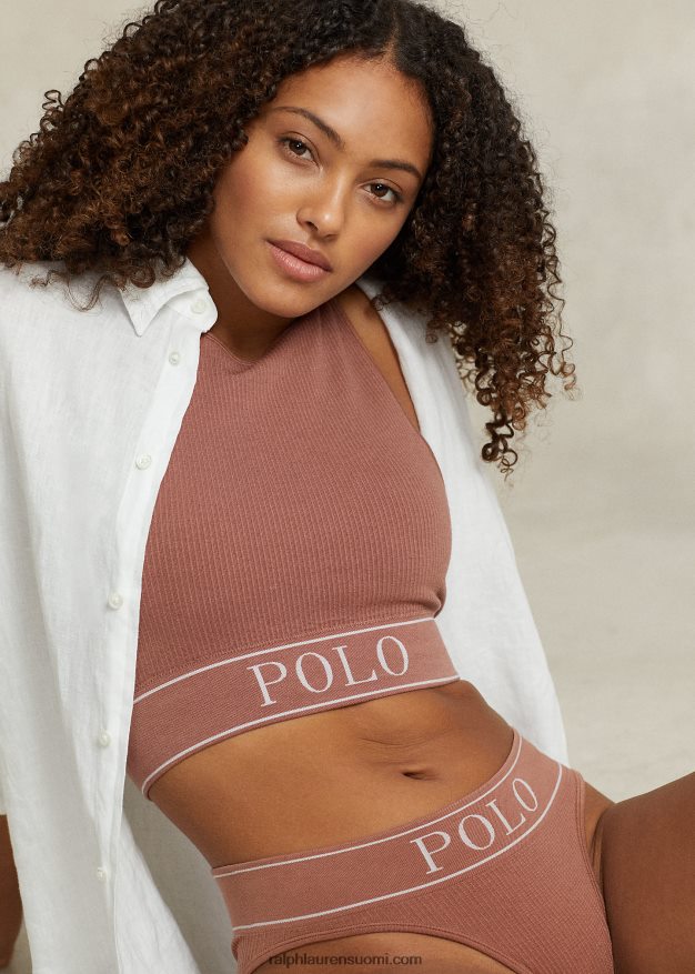 Ralph Lauren naiset logossa saumaton moderni alushousu 0Z24ZR3387