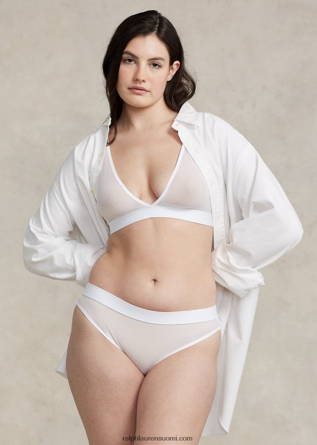 Ralph Lauren naiset verkkovuoraattomat rintaliivit 0Z24ZR3375 valkoinen pilvi