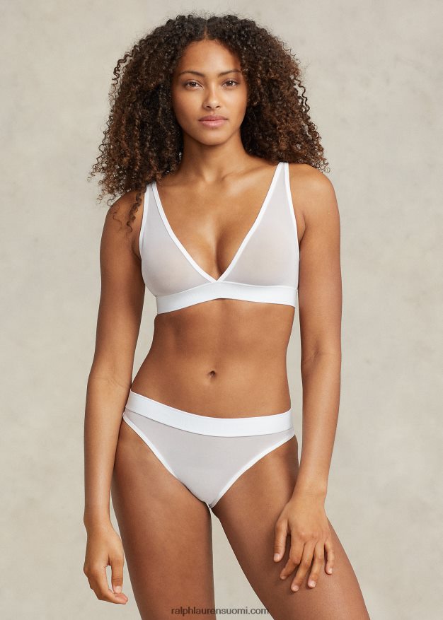 Ralph Lauren naiset verkkovuoraattomat rintaliivit 0Z24ZR3375 valkoinen pilvi