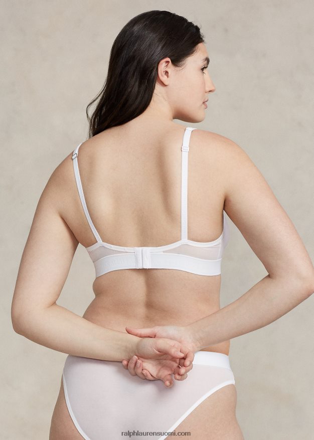 Ralph Lauren naiset verkkovuoraattomat rintaliivit 0Z24ZR3375 valkoinen pilvi