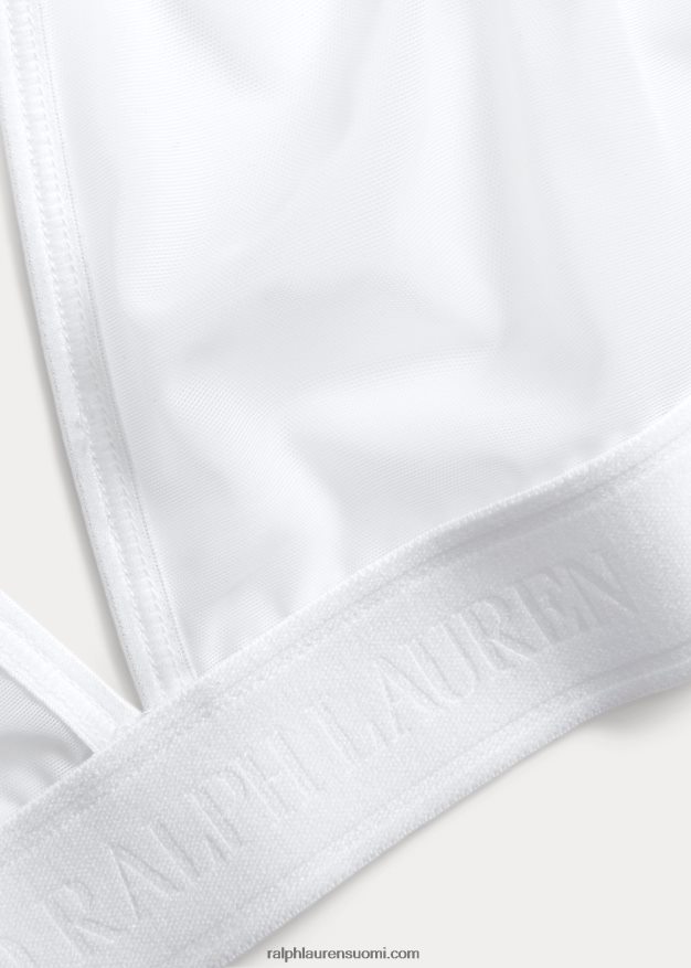 Ralph Lauren naiset verkkovuoraattomat rintaliivit 0Z24ZR3375 valkoinen pilvi